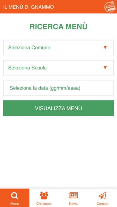 Emulate iPhone app Bassa Romagna Catering Menu using MyAndroid Emulate iPhone app Bassa Romagna Catering Menu using MyAndroid