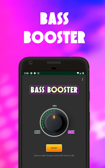 Run android online APK Bass Booster Bluetooth Speaker from MyAndroid or emulate Bass Booster Bluetooth Speaker using MyAndroid