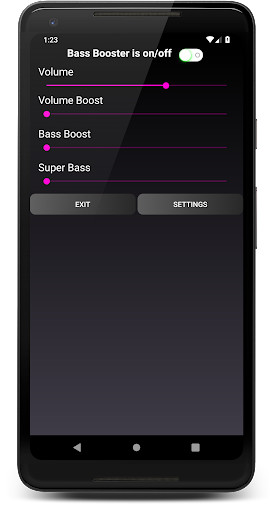 Run android online APK Bass Booster, Super Strong Bass and Volume Booster from MyAndroid or emulate Bass Booster, Super Strong Bass and Volume Booster using MyAndroid