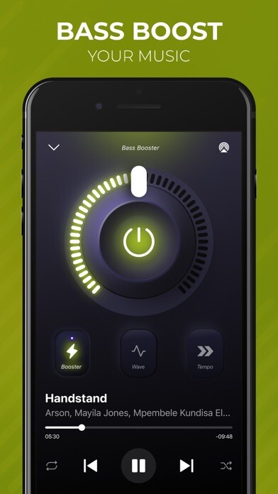 Emulate iPhone app Bass Booster Volume Power Amp using MyAndroid Emulate iPhone app Bass Booster Volume Power Amp using MyAndroid