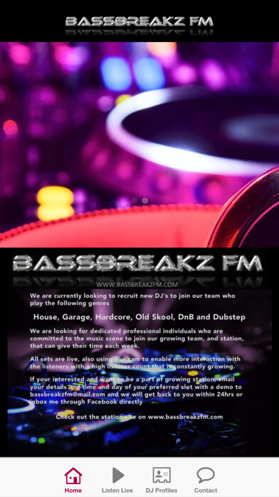 Emulate iPhone app BASSBREAKZ FM RADIO APP using MyAndroid Emulate iPhone app BASSBREAKZ FM RADIO APP using MyAndroid