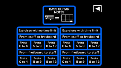 Emulate iPhone app Bass Guitar Notes PRO using MyAndroid