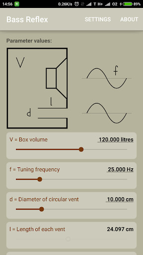 Emulate Android APK Bass reflex