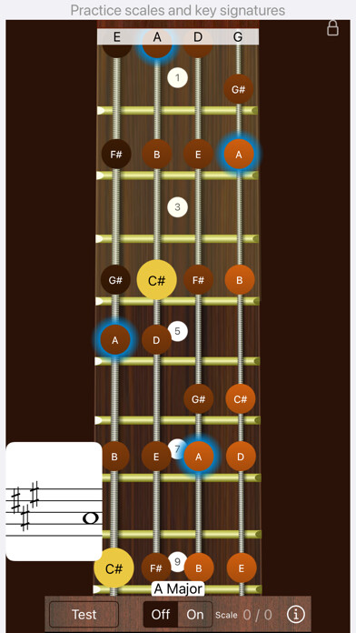 Emulate iPhone app Bass Sight Reading Trainer using MyAndroid Emulate iPhone app Bass Sight Reading Trainer using MyAndroid