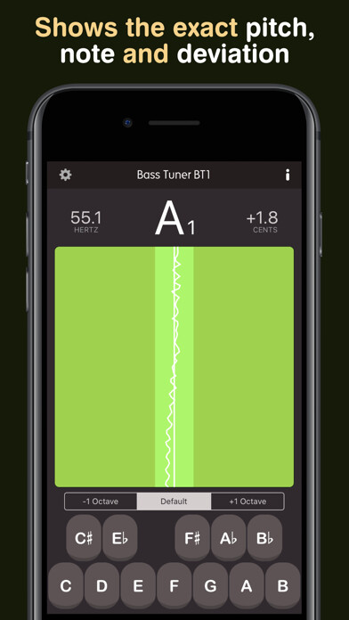 Emulate iPhone app Bass Tuner BT1 Pro using MyAndroid Emulate iPhone app Bass Tuner BT1 Pro using MyAndroid