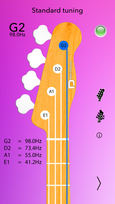 Emulate iPhone app Bass Tuner Professional using MyAndroid Emulate iPhone app Bass Tuner Professional using MyAndroid