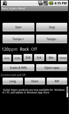 Emulate Android APK Bass XzJam Band