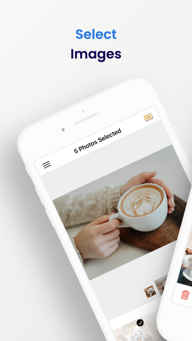 Emulate iPhone app BatchFilm - Batch Image Editor using MyAndroid