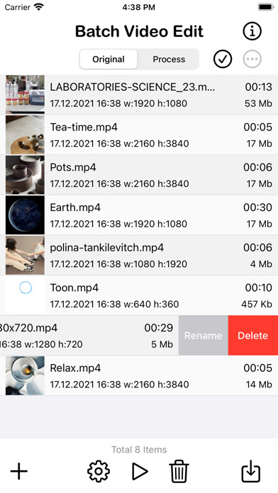 Emulate iPhone app Batch Videos Edit using MyAndroid Emulate iPhone app Batch Videos Edit using MyAndroid