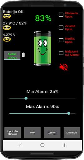 Run android online APK Baterija Alarm from MyAndroid or emulate Baterija Alarm using MyAndroid Run android online APK Baterija Alarm from MyAndroid or emulate Baterija Alarm using MyAndroid