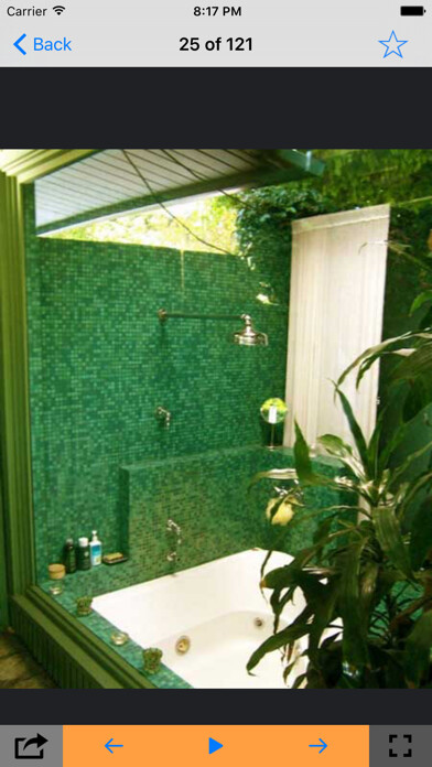 Emulate iPhone app Bathroom Tile Designs using MyAndroid