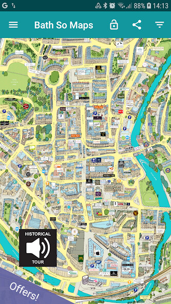Emulate Android APK Bath SO Visitor Guide Map Lite Emulate Android APK Bath SO Visitor Guide Map Lite