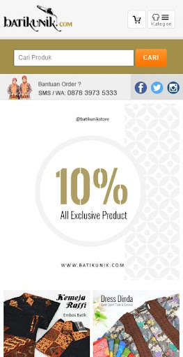 Run android online APK BatikUnik.com from MyAndroid or emulate BatikUnik.com using MyAndroid