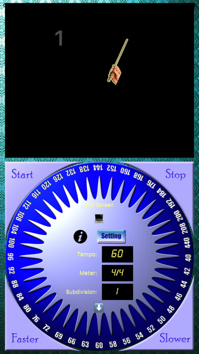Emulate iPhone app Baton Metronome using MyAndroid Emulate iPhone app Baton Metronome using MyAndroid