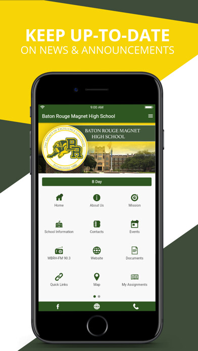 Emulate iPhone app Baton Rouge Magnet High School using MyAndroid Emulate iPhone app Baton Rouge Magnet High School using MyAndroid