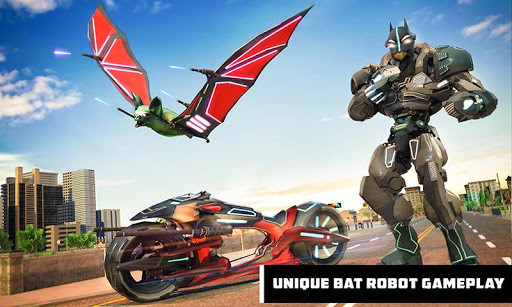 Run android online APK Bat Robot Moto Bike Robot Game from MyAndroid or emulate Bat Robot Moto Bike Robot Game using MyAndroid
