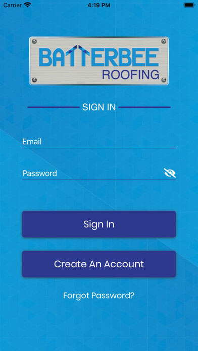 Emulate iPhone app Batterbee Roofing using MyAndroid Emulate iPhone app Batterbee Roofing using MyAndroid