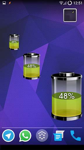 Run android online APK Battery 3D Lite from MyAndroid or emulate Battery 3D Lite using MyAndroid