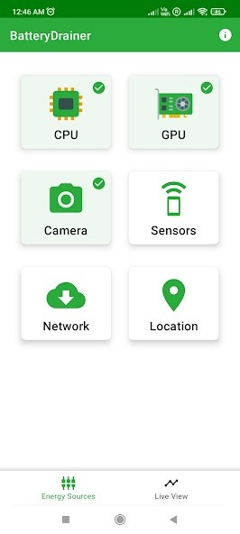 Run android online APK Battery Drainer from MyAndroid or emulate Battery Drainer using MyAndroid