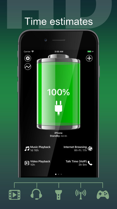 Emulate iPhone app Battery HD+ using MyAndroid Emulate iPhone app Battery HD+ using MyAndroid
