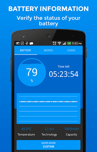 Run android online APK Battery Saver (Power Manager) from MyAndroid or emulate Battery Saver (Power Manager) using MyAndroid