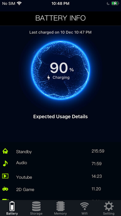 Emulate iPhone app Battery saver - wifi analyzer using MyAndroid Emulate iPhone app Battery saver - wifi analyzer using MyAndroid
