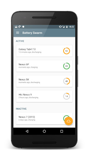 Run android online APK BatterySwarm - Battery Tracker from MyAndroid or emulate BatterySwarm - Battery Tracker using MyAndroid