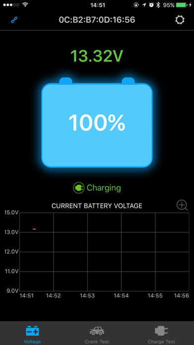 Emulate iPhone app Battery Tracker BTR using MyAndroid