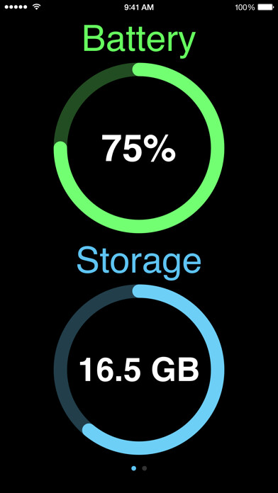 Emulate iPhone app Battery Watch - Battery And Storage Tracker using MyAndroid Emulate iPhone app Battery Watch - Battery And Storage Tracker using MyAndroid