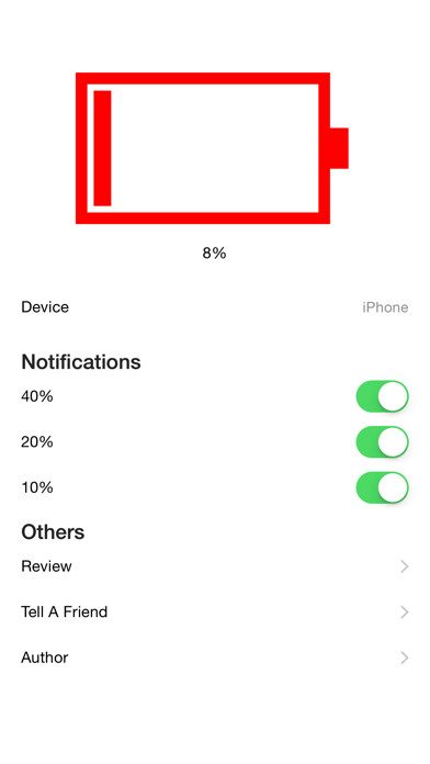 Emulate iPhone app Battery Watch for Apple Watch using MyAndroid Emulate iPhone app Battery Watch for Apple Watch using MyAndroid