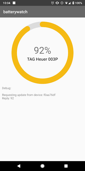 Run android online APK Battery Watch - WearOS battery tracker from MyAndroid or emulate Battery Watch - WearOS battery tracker using MyAndroid