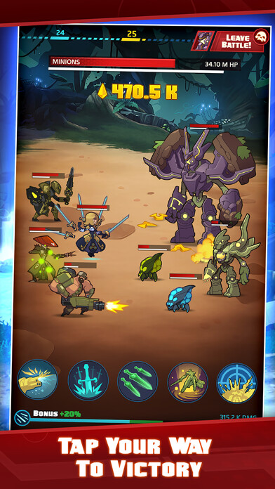 Emulate iPhone app Battleborn® Tap using MyAndroid