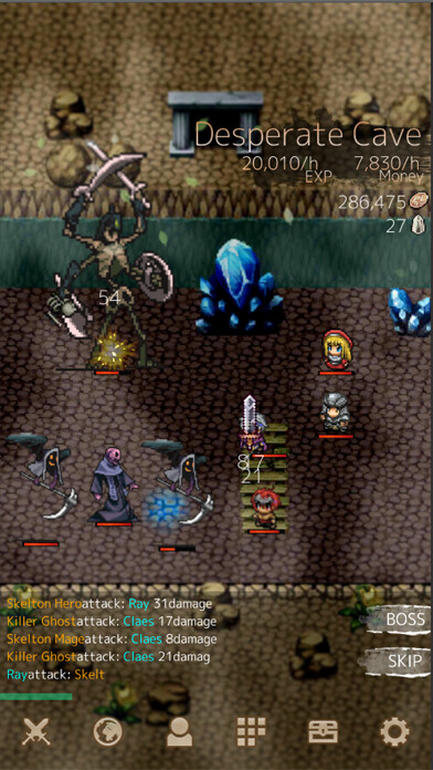 Emulate iPhone app BattleDNA2 - Idle RPG using MyAndroid