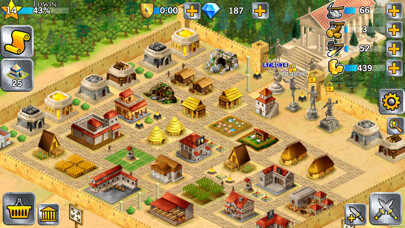 Emulate iPhone app Battle Empire: Roman Wars - Build a City and Grow your Empire in the Roman and Spartan era using MyAndroid