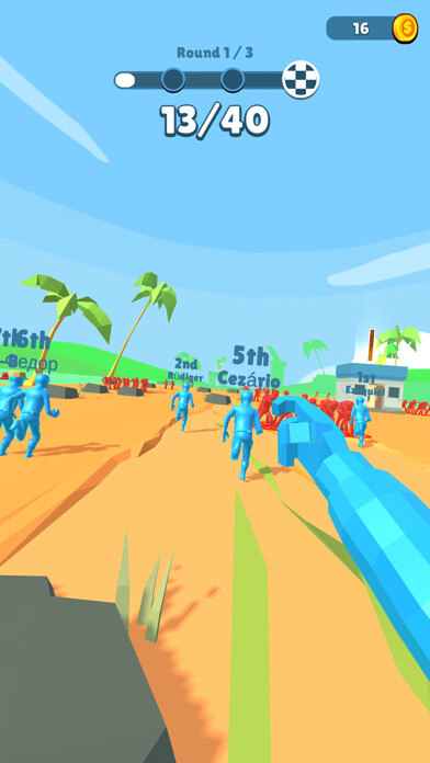 Emulate iPhone app Battlefield Runner using MyAndroid