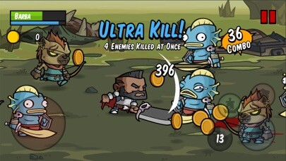 Emulate iPhone app Battle Hunger - Action RPG using MyAndroid