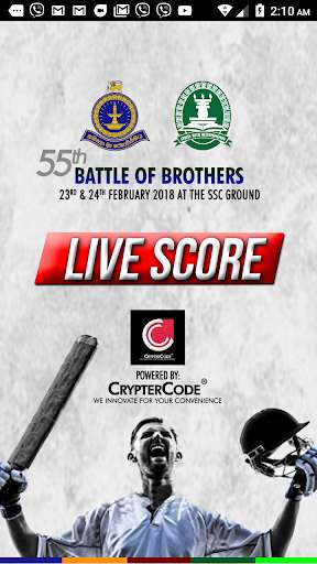 Run android online APK Battle of Brothers Live Score from MyAndroid or emulate Battle of Brothers Live Score using MyAndroid