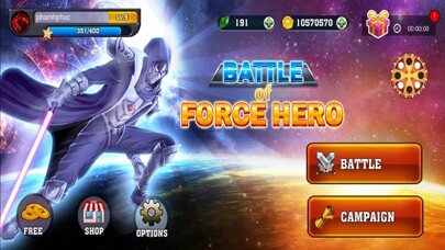 Emulate iPhone app Battle of Force Hero using MyAndroid Emulate iPhone app Battle of Force Hero using MyAndroid