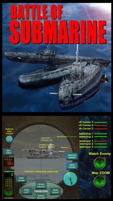 Emulate iPhone app Battle of Submarine -V3 using MyAndroid