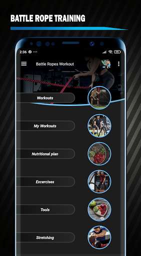 Run android online APK Battle Rope Training : Home workout from MyAndroid or emulate Battle Rope Training : Home workout using MyAndroid