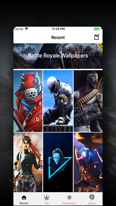 Emulate iPhone app Battle Royale Wallpaper HD using MyAndroid