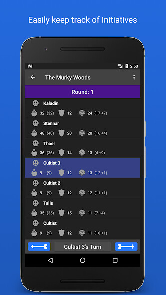 Run android online APK BattleTrack - Initiative Track from MyAndroid or emulate BattleTrack - Initiative Track using MyAndroid