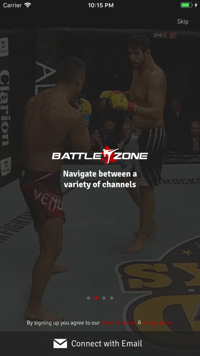 Emulate iPhone app BattleZone TV using MyAndroid