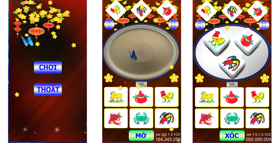 Run android online APK bau cua tom from MyAndroid or emulate bau cua tom using MyAndroid