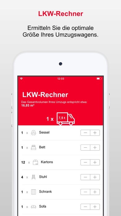 Emulate iPhone app BAUHAUS Umzugshelfer – die App using MyAndroid Emulate iPhone app BAUHAUS Umzugshelfer – die App using MyAndroid