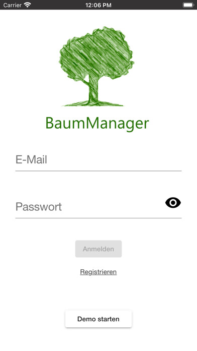 Emulate iPhone app BaumManager using MyAndroid