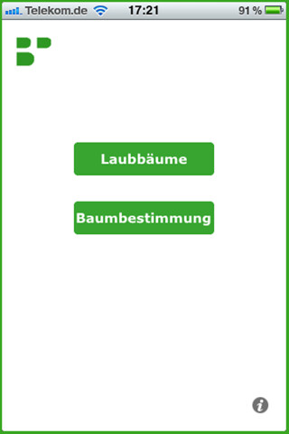 Emulate iPhone app Baumportal Free using MyAndroid