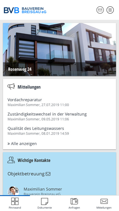 Emulate iPhone app Bauverein Breisgau eG using MyAndroid Emulate iPhone app Bauverein Breisgau eG using MyAndroid