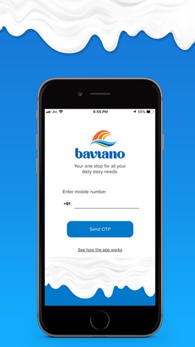 Emulate iPhone app Baviano Milk and More using MyAndroid