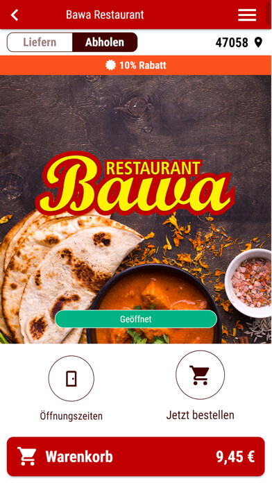 Emulate iPhone app Bawa Restaurant using MyAndroid Emulate iPhone app Bawa Restaurant using MyAndroid